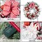 Pre-Lit 30 Inch Large Lighted Christmas Wreath for Front Door (04-red White) 21.6 x 21.4 x 7.2